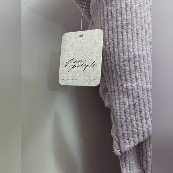 NWT Free People Marley off the shoulder ribbed top - Picture 9 of 9